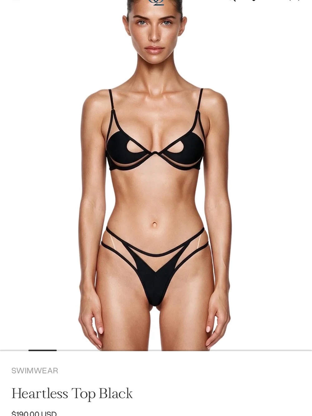 God Save Queens Heartless Bikini Set